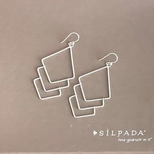 Silpada Sterling Silver diamondback earrings/W3150